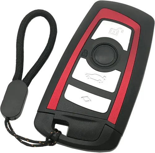 Vista 7 de Funda para llavero inteligente con control remoto para BMW 1 3 4 5 6 7 F Series X3 X5 M2 M5 F10 235ix 320 Funda para llavero (negro)