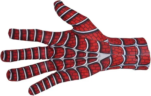 Vista 2 de QJD Superhero Cosplay Costume Mask Gloves Child Adult