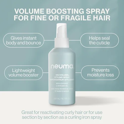 Vista 7 de NEUMA Neu Volume Styling Spray para el cabello, 6.7 onzas líquidas, protector de calor con aroma de hinojo, ylang ylang, pachulí y vainilla