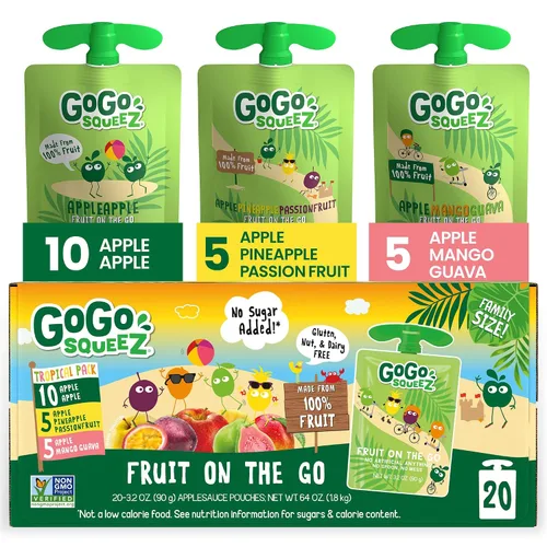 Vista 14 de GoGo SqueeZ - Puré de manzana para niños