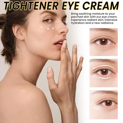 Vista 5 de Crema tensora temporal de ojos fórmula avanzada de elevación instantánea con L-carnosina para ojeras e hinchazón