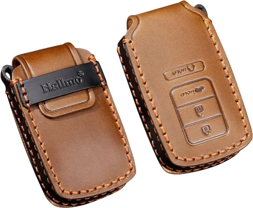 Vista 9 de ontto Funda para llavero Acura CDX NSX RDX RDX, de cuero, con 4 botones, color negro
