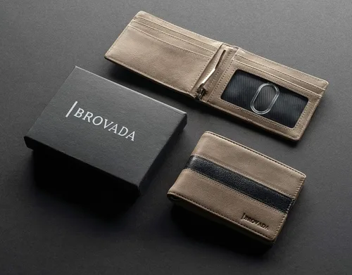 Vista 5 de Cartera minimalista delgada y plegable con bolsillo frontal con clip para dinero, bloqueo RFID con diseño inteligente, gris (Executive grey)