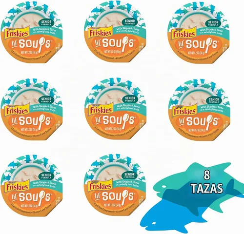Vista 3 de Purina Friskies Lil' Soups Lil' Grillers & Lil' Slurprises complemento alimenticio para gatos