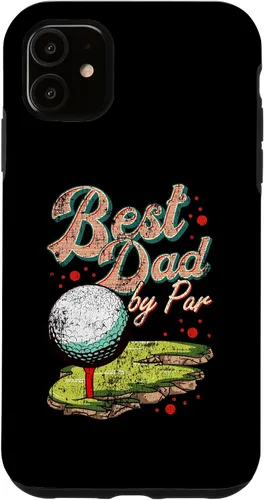 Vista 5 de iPhone 15 Best Dad By Par Golf Golfer Golfing Cute Funny Fan Gag Case
