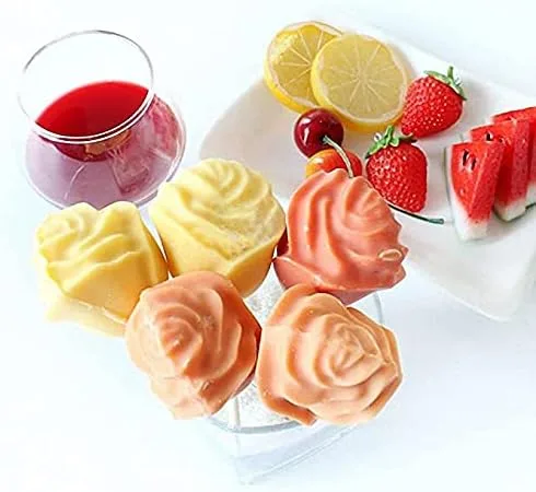 Vista 3 de Molde de silicona para palillo de queso de flor de rosa, molde de piruleta para el día de San Valentín, molde de chocolate, decoración de tartas