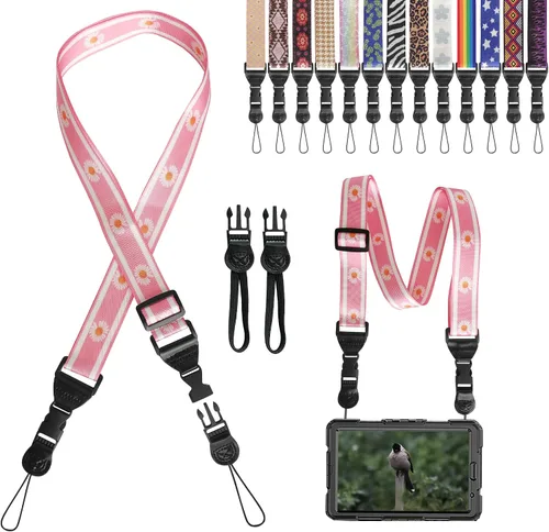 Vista 21 de Correa de hombro ajustable Gowjaw: Correa de nylon cómoda para iPad/Samsung Tablet con lanyard para el cuello, funda para iPad/cámara/binoculares