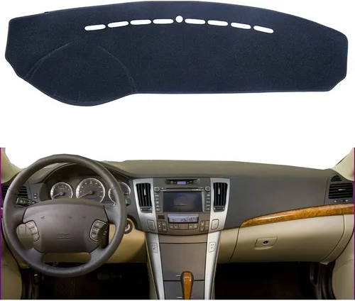Vista 19 de Cubierta de tablero de coche Compatible con BMW X5 F15 2014 2015 2016 2017 2018 con transmisión a la izquierda Forro de alfombra de tablero