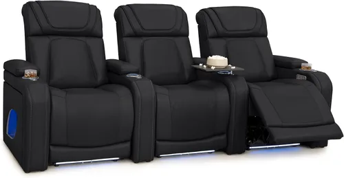 Vista 21 de Seatcraft Caliente Asiento de cine en casa Tabaco Sillón Individual