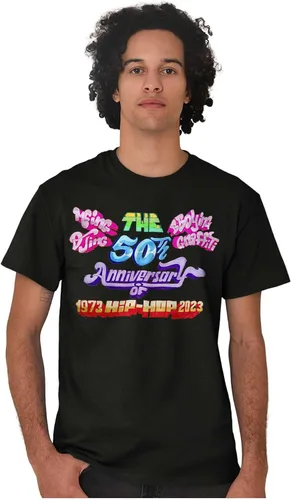 Vista 6 de Camiseta gráfica 50th Anniversary of Hip Hop Elements para hombre o mujer