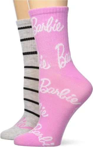 Vista 2 de Barbie Mid Crew Socks Calcetines de mujer
