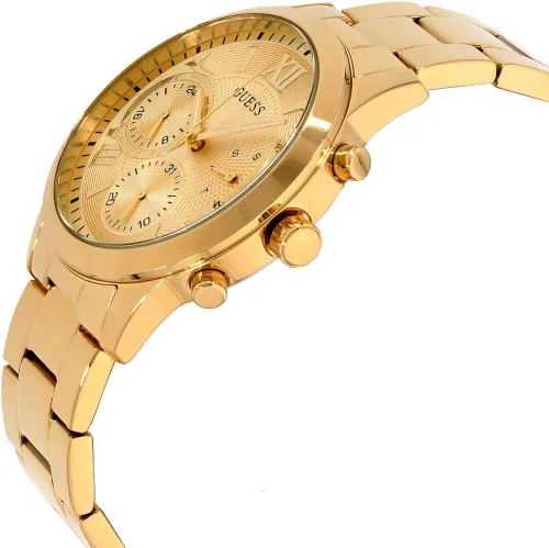 Vista 4 de Guess reloj multidial para mujer solar con correa de acero inoxidable
