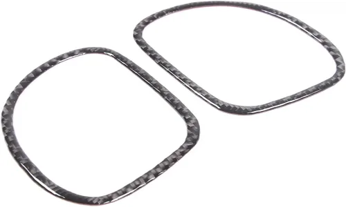 Vista 3 de Co-Pilot - Kit de moldura de marco de salida de aire para salpicadero compatible con Chevrolet Corvette C5 Z06 1998-2004, consola central de fibra