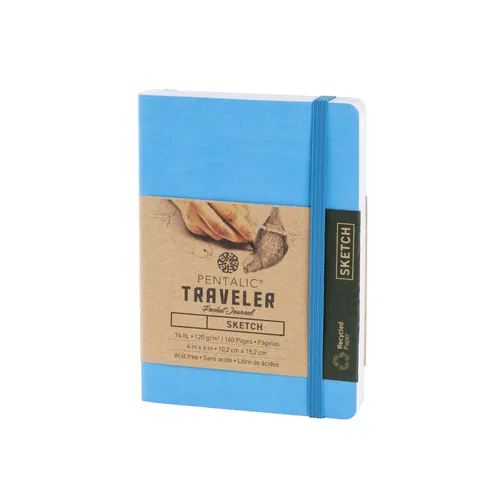 Vista 10 de Cuaderno de bocetos Travelers Dot Grid Pentalic Art, libre de ácidos