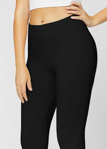 Vista 6 de High Waist Leggings in Shorts, Capri & Full Length - Ultra Soft Premium Fabric - 1" High Waistband - Regular & Plus