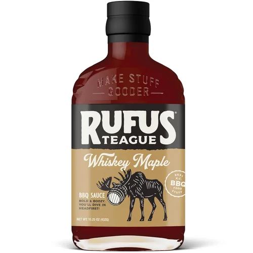 Vista 9 de Salsa barbacoa con miel Rufus Teague, 16 oz.