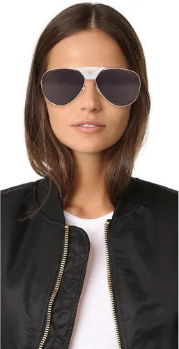 Vista 8 de Versace Gafas de sol Hombre Montura Dorada, Lentes Gris Oscuro, 0MM