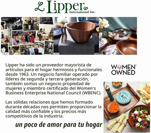 Vista 3 de Lipper International Caja de té de madera de bambú con tapa transparente, 8 compartimentos, 12-1/2" x 7-1/2" x 3-5/8