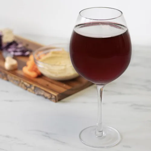 Vista 3 de Copa de vino tamaño extragrande, gigante, de 750 ml= 25.36 onzas líquidas, con capacidad para una botella de vino completa, Transparente Made of