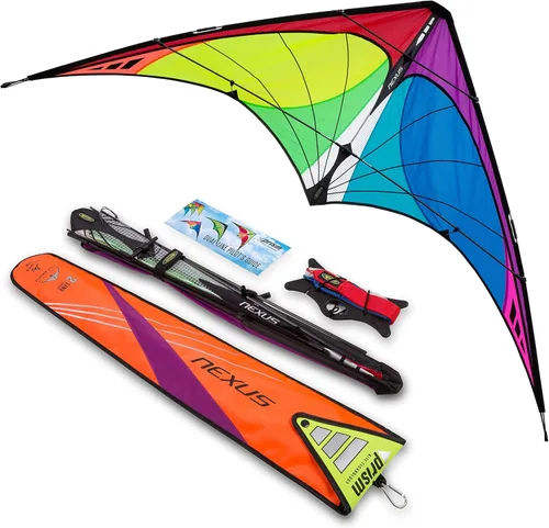 Vista 8 de Prism Kite Technology Nexus 2.0 Cometa de acrobacias enmarcada de doble línea