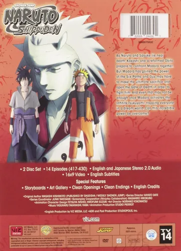 Vista 2 de Naruto Shippuden Uncut DVD Set 33 DVD