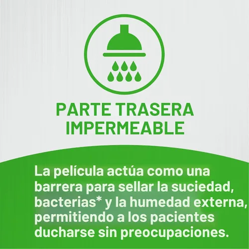 Vista 7 de Mepilex Border Flex 4 x 4 pulgadas (10 x 10 cm) Apósitos de Grado Hospitalario para Desgarros de Piel, Quemaduras Menores y Cortes, Adhesión