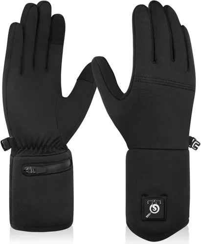 Vista 8 de SAVIOR HEAT Heated Glove Liners, Ultra-Thin Rechargeable Electric Gloves, Full Hand & Fingertip Heating, Touchscreen Compatible, Ideal for Typing