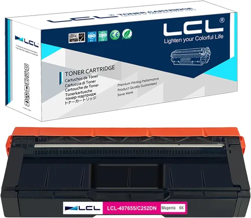 Vista 7 de LCL Cartucho de tóner remanufacturado de repuesto para Ricoh 407653 sp c252dn c252sf c262dnw c262sfnw C252HA 6500 páginas (paquete de 1 negro)