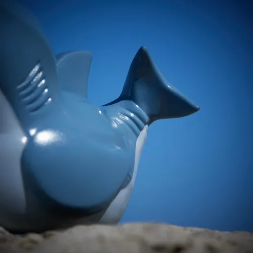 Vista 5 de TUBBZ Figura coleccionable de pato de goma de vinilo de Bruce The Shark de edición en caja, producto oficial de Jaws, TV, películas y videojuegos