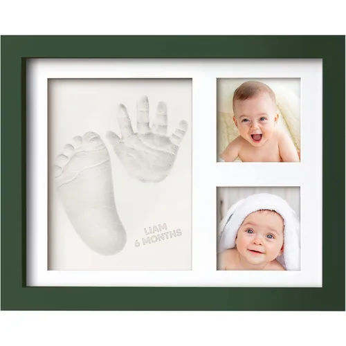 Vista 10 de KeaBabies Kit de Huellas de Manos y Pies para Bebé - Kit de Huellas de Bebé de Arcilla de Secado Rápido, Huellas de Patas de Mascotas, Marco
