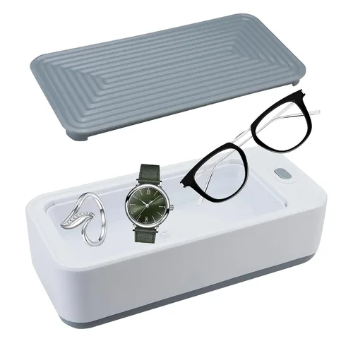 Vista 7 de Máquina de limpieza portátil profesional, limpiador pequeño ultrasónico LifeArt usado para limpiar gafas, joyas, dentaduras postizas