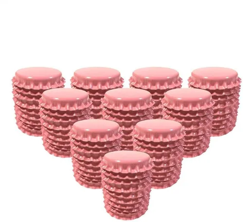 Vista 14 de HAWORTHS - 100 unidades de coronas para botellas, tapas decorativas de doble cara, calcomanías impresas para botellas para lazos para el cabello