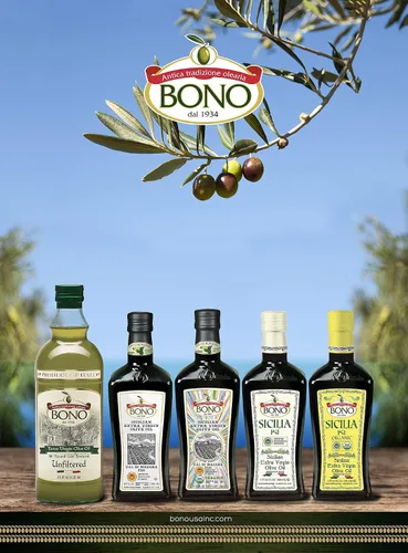 Vista 7 de BONO Aceite de oliva virgen extra siciliano Val Di Mazara certificado por DOP, paquete de 3