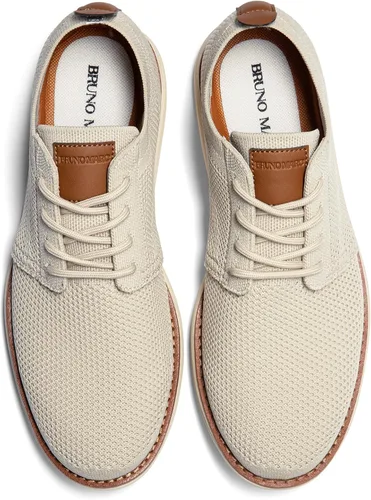 Vista 4 de Bruno Marc Zapatillas de malla para hombre Oxfords ligeras Albaricoque