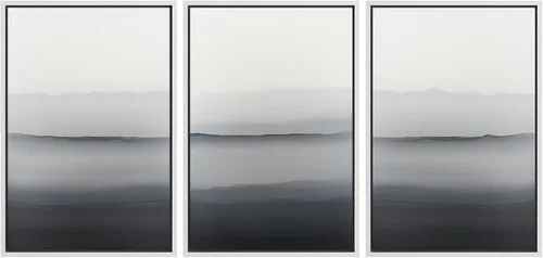 Vista 125 de MUDECOR Lienzo enmarcado para pared, juego de arte de acuarela pastel, bosque de pinos, naturaleza silvestre, ilustraciones modernas, decorativas