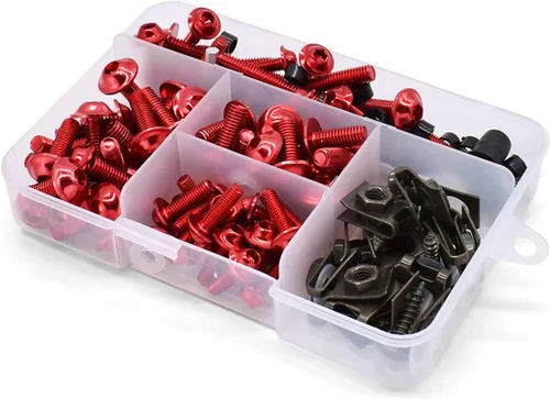 Vista 8 de TCHAU Bodywork Kits Motorcycle Fairing Screw Spring Bolts Kit Body Fastener Clips for Kawasaki Versys 1000 ZX12R ZX6R ZX636R ZX6RR ZX9R ZZR600 Parts