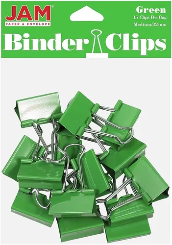 Vista 21 de Broches aprietapapeles JAM Paper®, Blanco