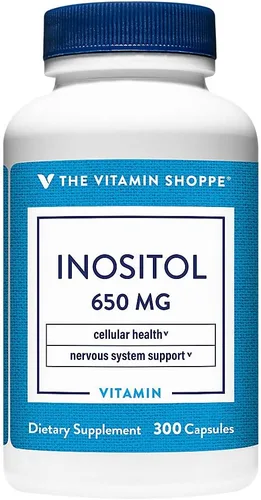 Vista 5 de The Vitamin Shoppe Inositol 650MG, apoya el hígado saludable celular (100 cápsulas)