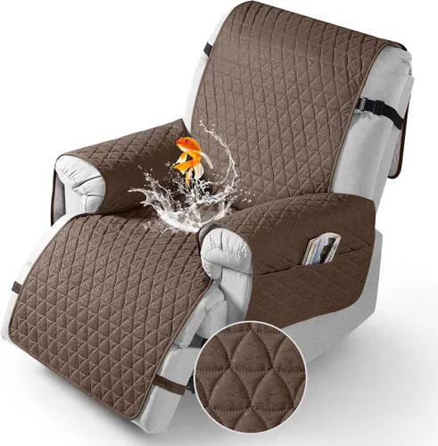 Vista 16 de TAOCOCO Funda para Sillón Reclinable 100% Impermeable - Funda para Sillón Reclinable con Gránulos Antideslizantes, Fundas para Sillas Reclinables