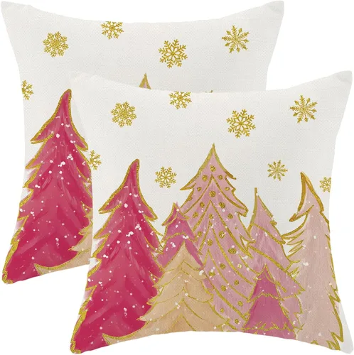 Vista 67 de Juego de 2 fundas de almohada de Halloween de 16 x 16 pulgadas, fundas de almohada de murciélagos negros y crema, fundas de cojín decorativas