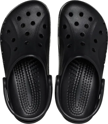 Vista 2 de Crocs Zuecos unisex para adultos Via, zapatos de enfiler para hombres y mujeres Negro