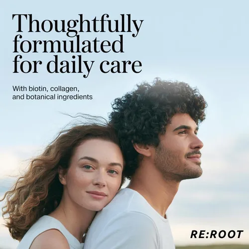 Vista 7 de RE:ROOT Cápsulas de belleza capilar – Biotina 12,000 mcg, colágeno, queratina, MSM, bambú – para cabello, piel y uñas – 60 cápsulas veganas