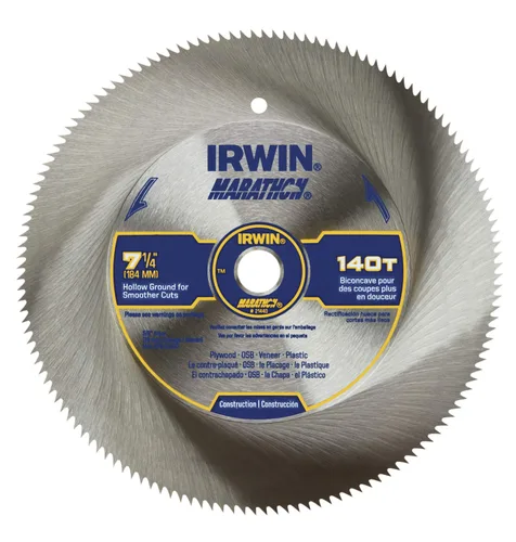 Vista 6 de Irwin Tools Classic Series - Hoja de sierra circular con cable de acero, 7 1/4 pulgadas, 40T (25230)