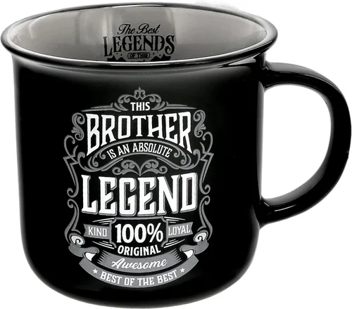 Vista 12 de Pavilion Gift Company - Dad The Legend - Taza de cerámica de 13 onzas, taza de café de doble cara, regalo del día del padre, 1 unidad, paquete de 1