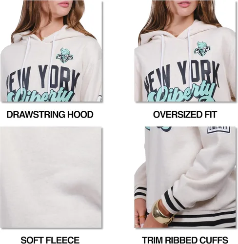 Vista 5 de Ultra Game Unisex WNBA Official Super Soft Kaleido Hoodie Sweatshirt