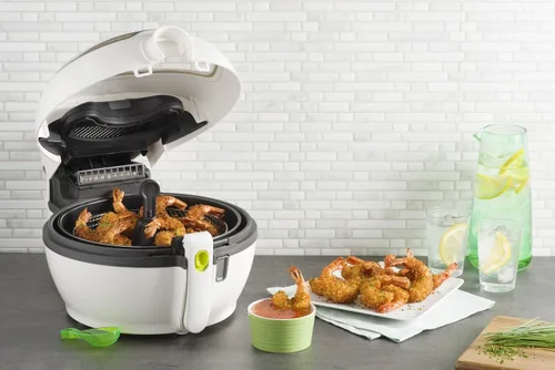 Vista 4 de T-fal XA701050 grill color plata, lavable en lavaplatos, modelo de 1 y 1.2 kilogramos