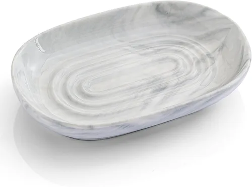 Vista 8 de AIMAIAIMAI Jabonera de cerámica negra, soporte minimalista para jabón, elegante regalo de anfitriona, regalo de inauguración de la casa