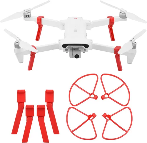 Vista 2 de Hélices CW CCW para FIMI X8 SE Props Soporte de elevación, protector para quadcoptero, tren de aterrizaje de hélice, accesorios de protección