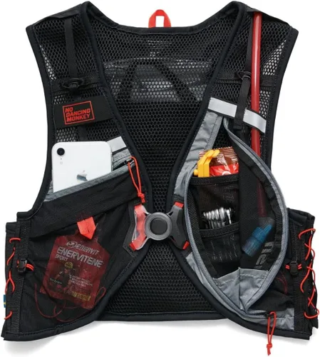 Vista 5 de USWE Rush - Chaleco de hidratación para bicicleta, 8 L, correas ajustables para el pecho, chaleco de hidratación para correr, vejiga de hidratación