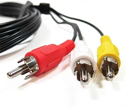 Vista 2 de SF Cable, Cable de extensión de audio y video de 3 RCA macho a 3 RCA hembra (50 pies)